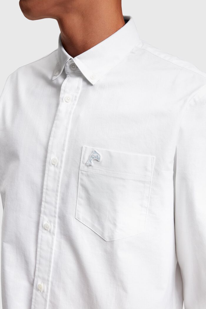 Regular-Fit-Oxfordhemd, WHITE, detail image number 2
