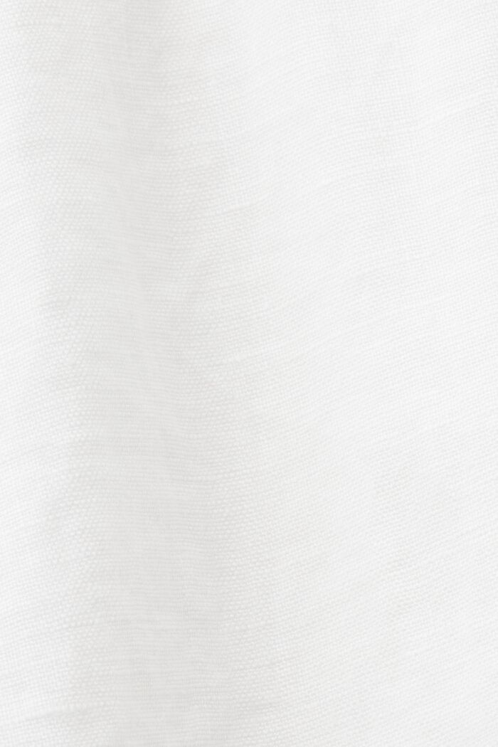 Wickelkleid, 100 % Leinen, WHITE, detail image number 5