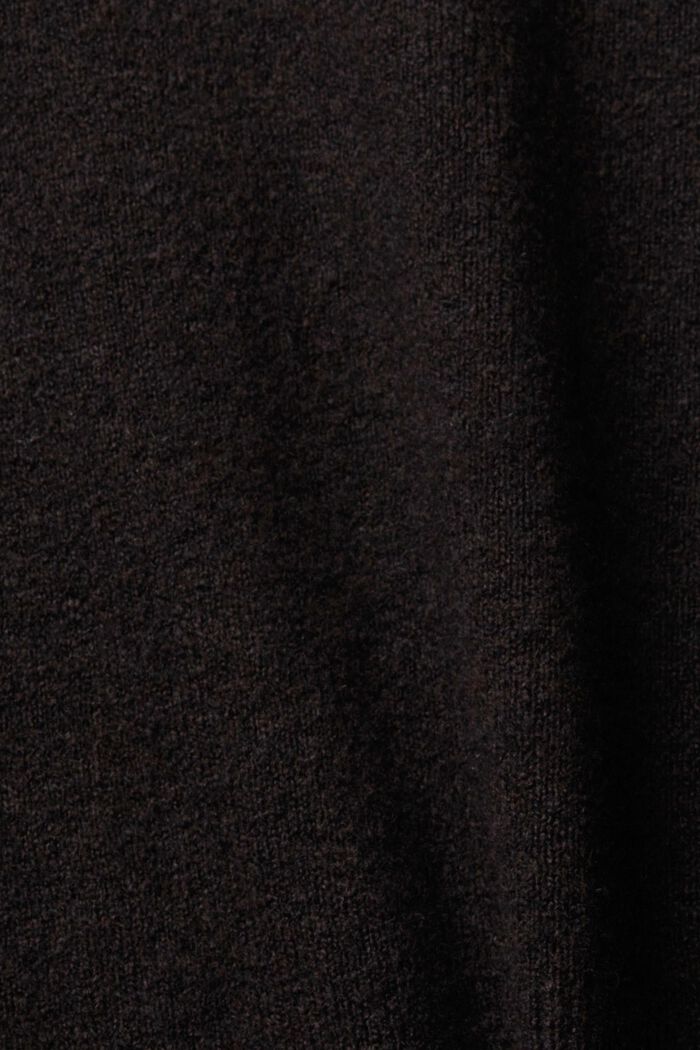 Wollmix-Pullover mit Stehkragen, BLACK, detail image number 5