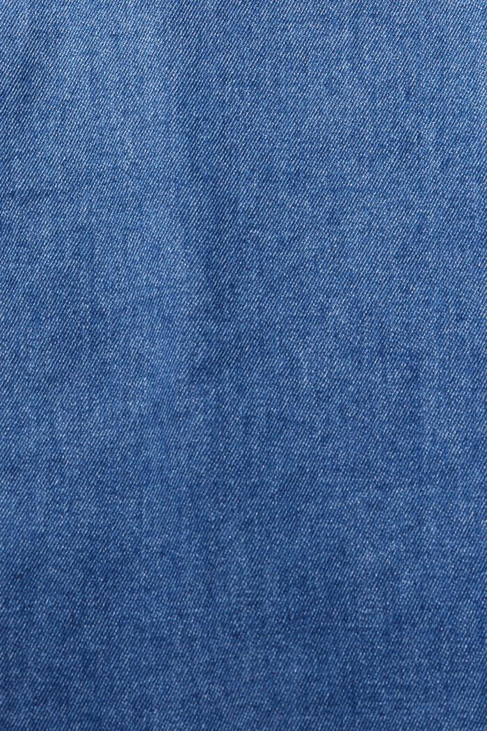Jeanshemd mit aufgesetzter Tasche, BLUE MEDIUM WASHED, detail image number 1