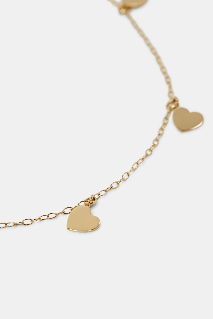 Halskette mit Herzanhänger, GOLD, detail image number 1