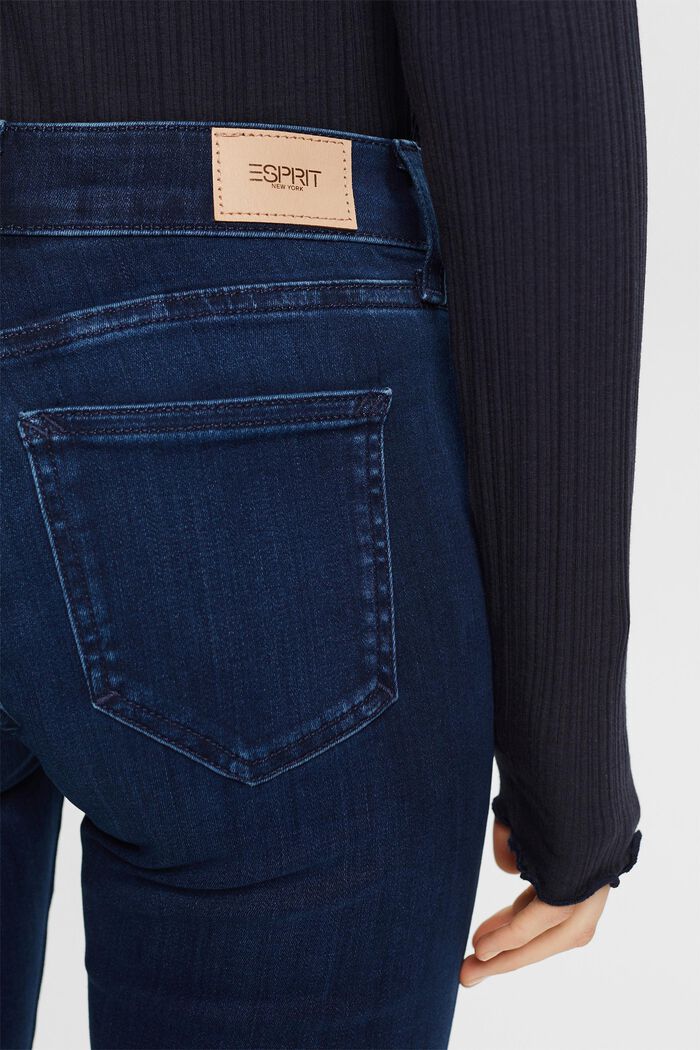 Skinny Jeans mit mittlerer Bundhöhe, BLUE LIGHT WASHED, detail image number 4