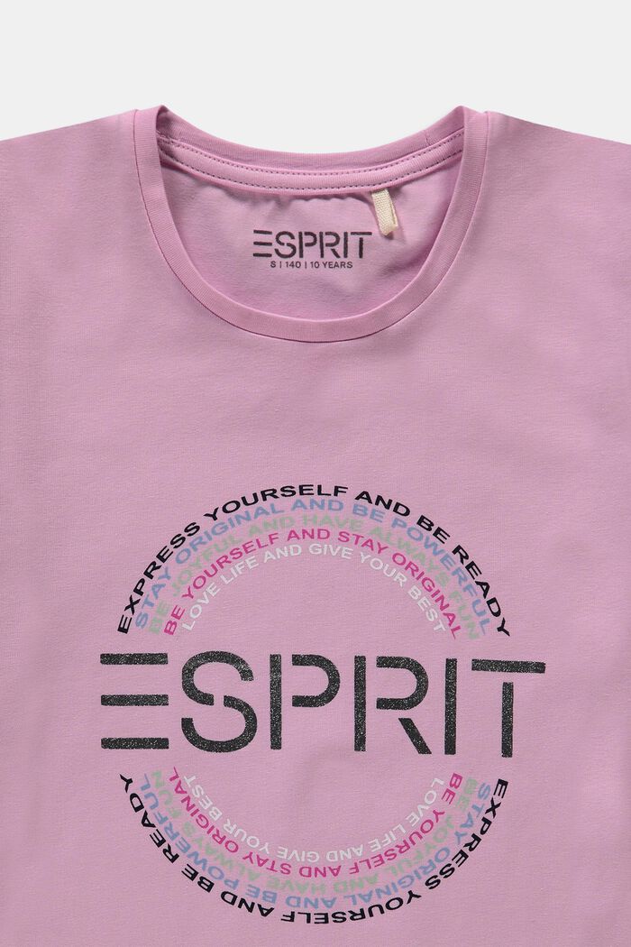 Set: T-Shirt und Shorts aus Baumwoll-Jersey, PINK, detail image number 2