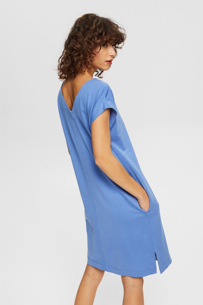 Mit TENCEL™: knielanges Jersey-Kleid, LIGHT BLUE LAVENDER, detail image number 2