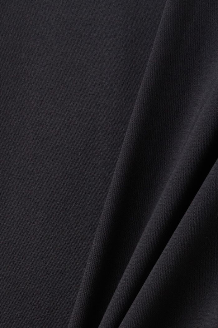 Anzughose aus Jersey-Piqué, BLACK, detail image number 1