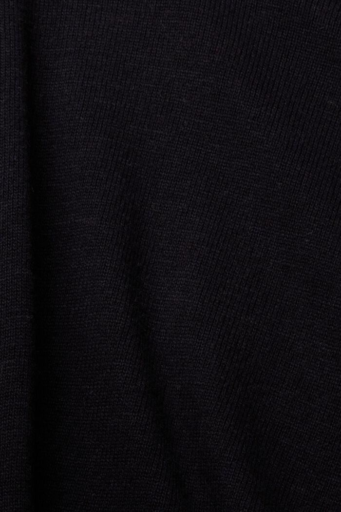 Strickpullover aus Wollmix, BLACK, detail image number 5