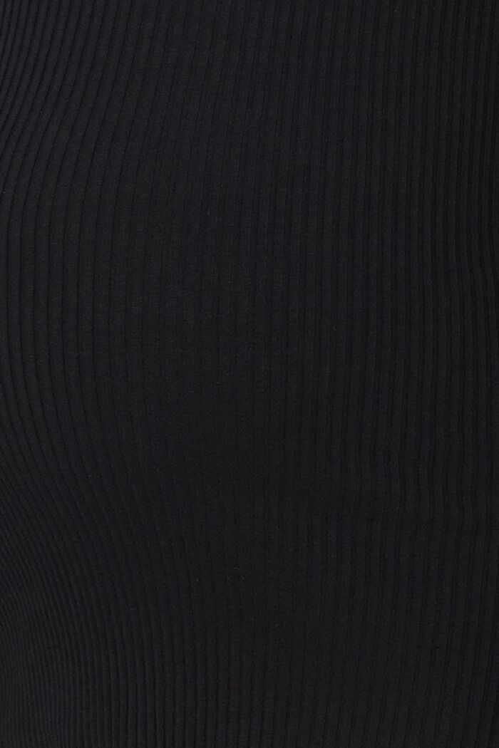 Geripptes Longsleeve aus Organic Cotton, BLACK, detail image number 2