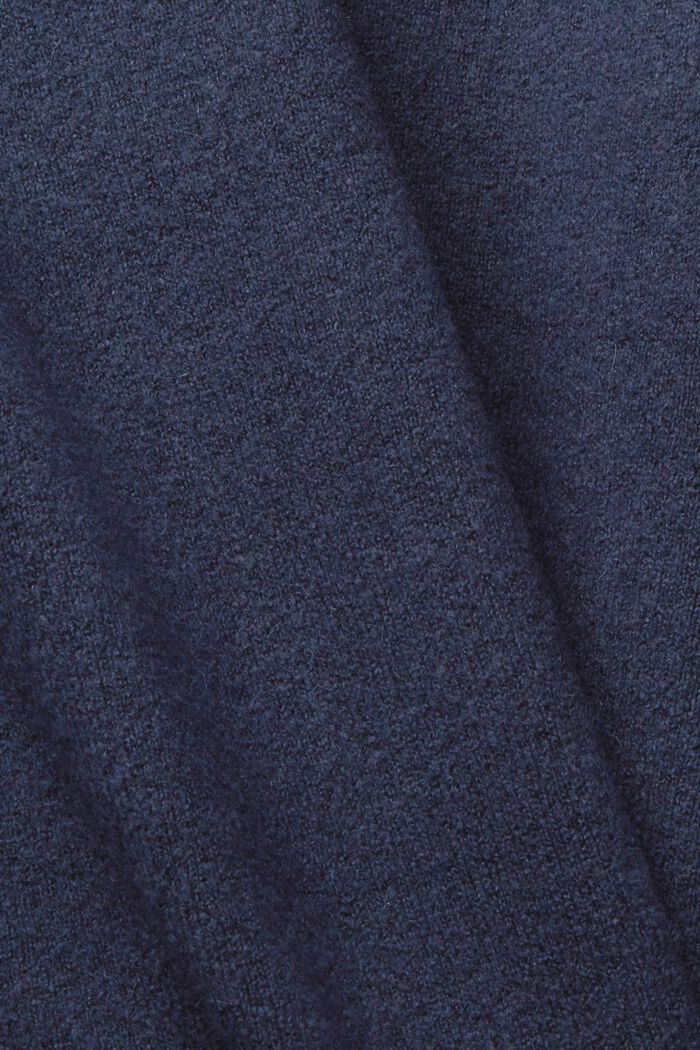 Mit Wolle: offener Cardigan, NAVY, detail image number 5