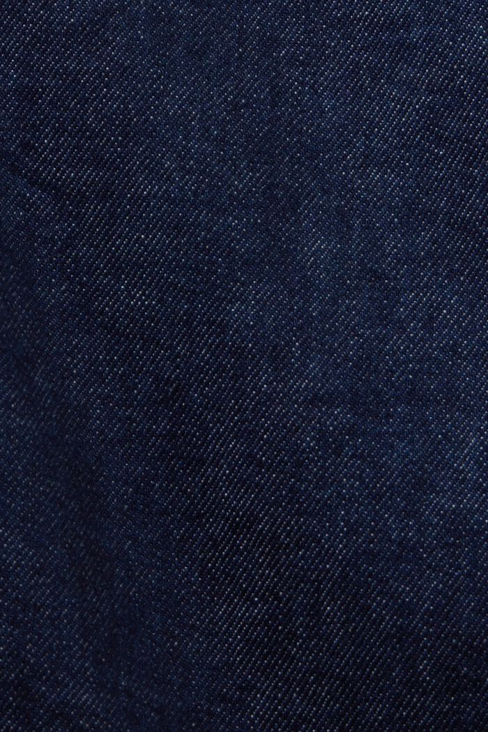 Gerade Premium-Selvedge-Jeans mit hohem Bund, BLUE RINSE, detail image number 6