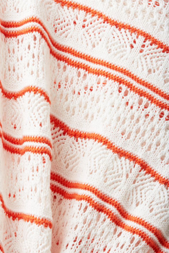 Strukturierter Pullover aus nachhaltiger Baumwolle, NEW OFF WHITE, detail image number 5