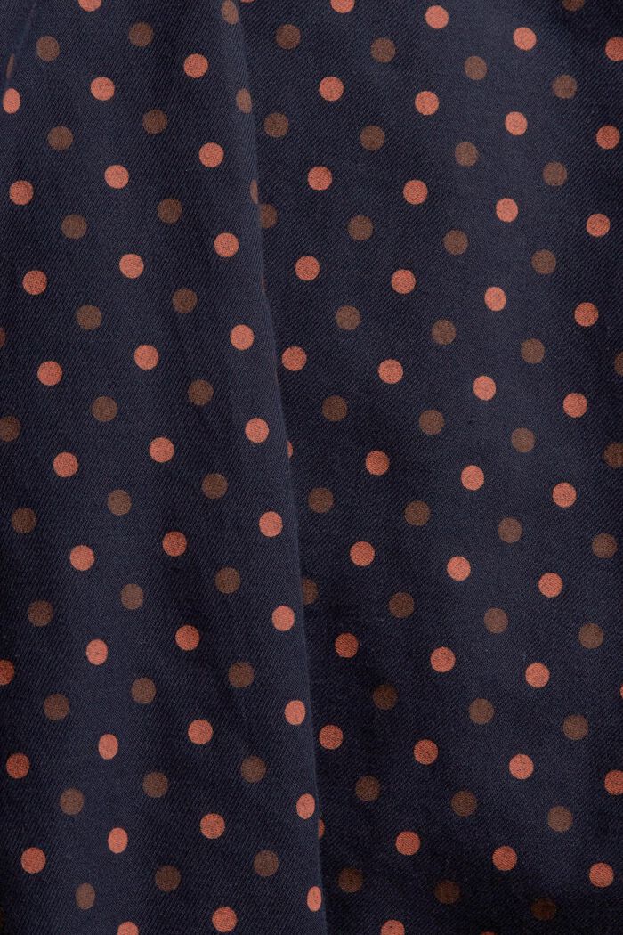 Pyjama mit Punkte-Print, 100% Bio-Baumwolle, NAVY, detail image number 3