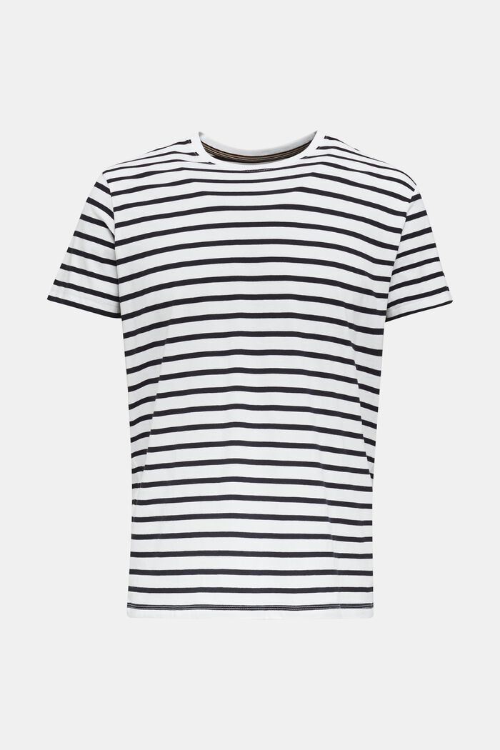 Jersey-Shirt aus 100% Baumwolle, WHITE, overview
