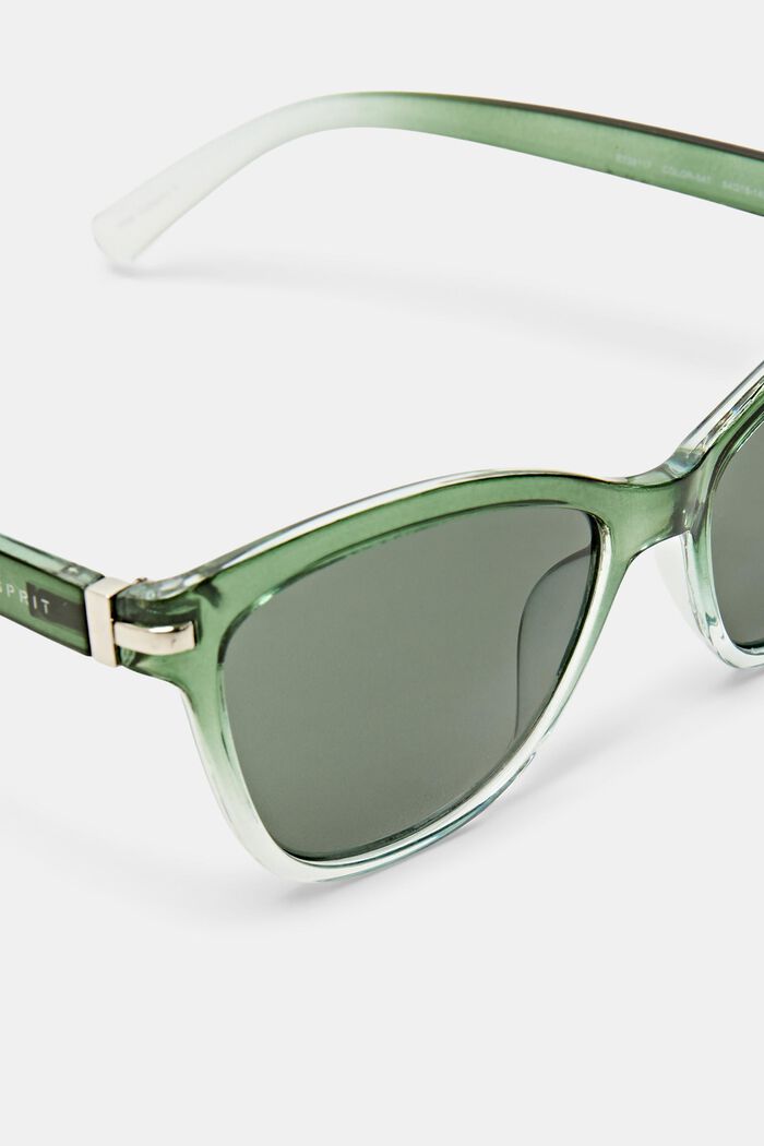 Cateye-Sonnenbrille mit Farbverlauf, GREEN, detail image number 1