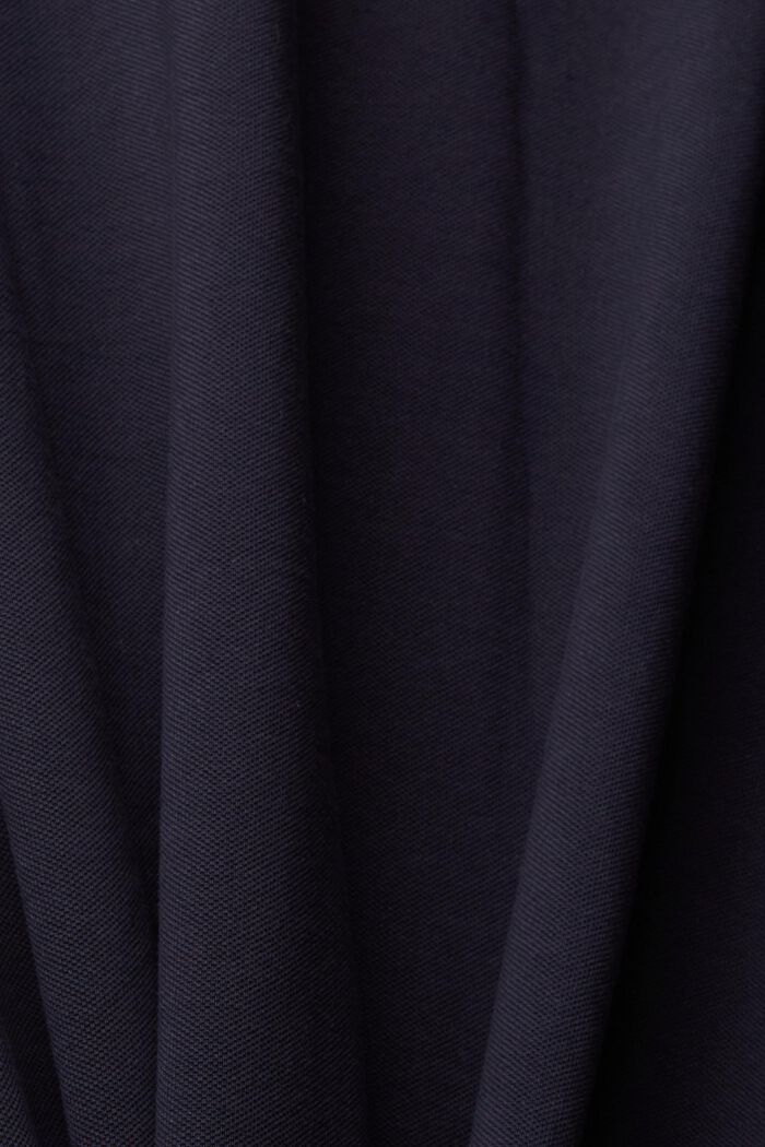 Piqué-Poloshirt aus Baumwolle, NAVY, detail image number 5
