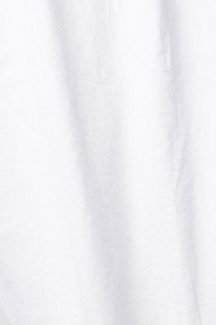 Hemd aus Leinen-Mix, WHITE, detail image number 4