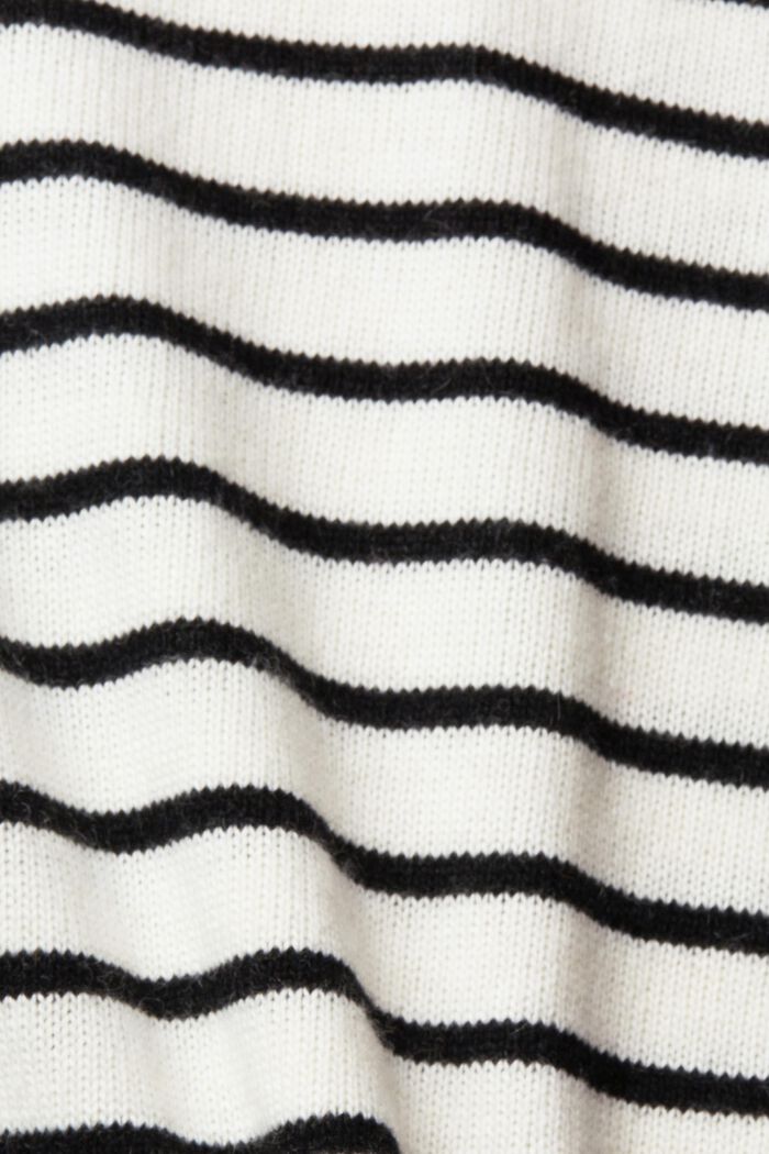 Pullover mit Mock-Neck aus Baumwollgemisch, LENZING™ ECOVERO™, OFF WHITE, detail image number 5