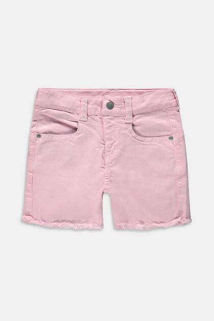 Recycelt: Shorts mit verstellbarem Bund, LIGHT PINK, overview