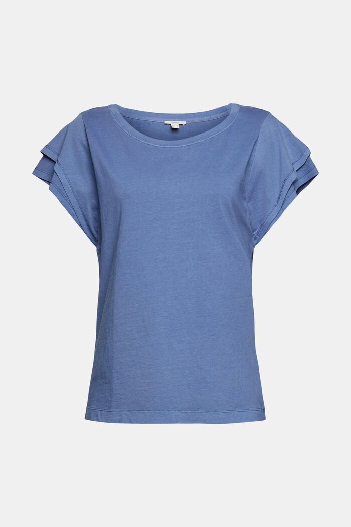 T-Shirt aus 100% Organic Cotton, BLUE LAVENDER, overview
