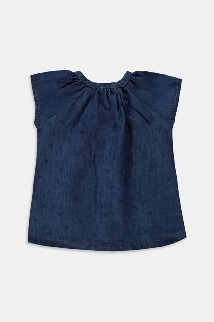 Ärmelloses Jeans-Kleid aus  Baumwoll-Mix
