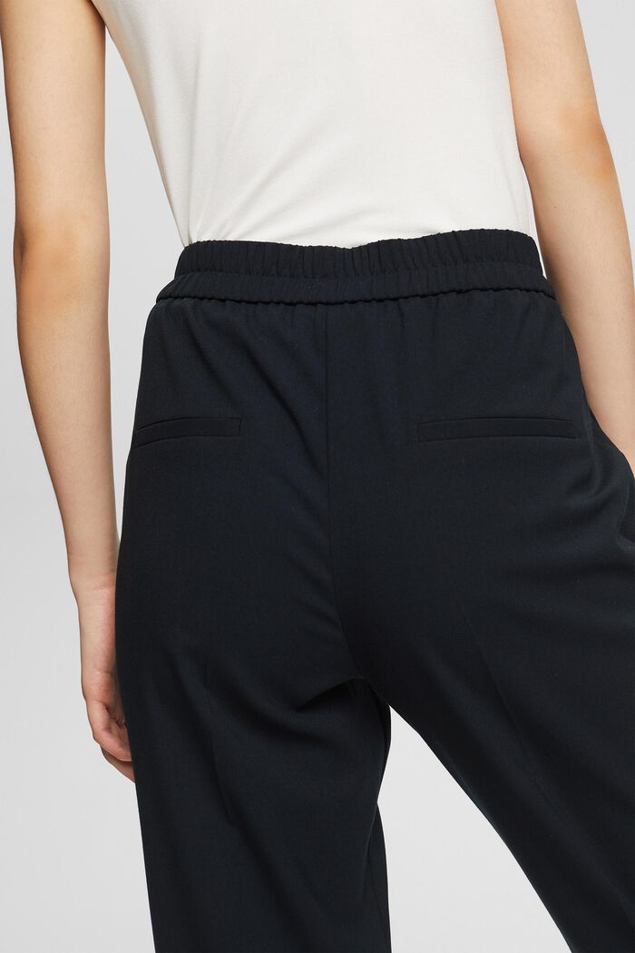 Mid-Rise-Pants im Cropped Fit, BLACK, detail image number 3