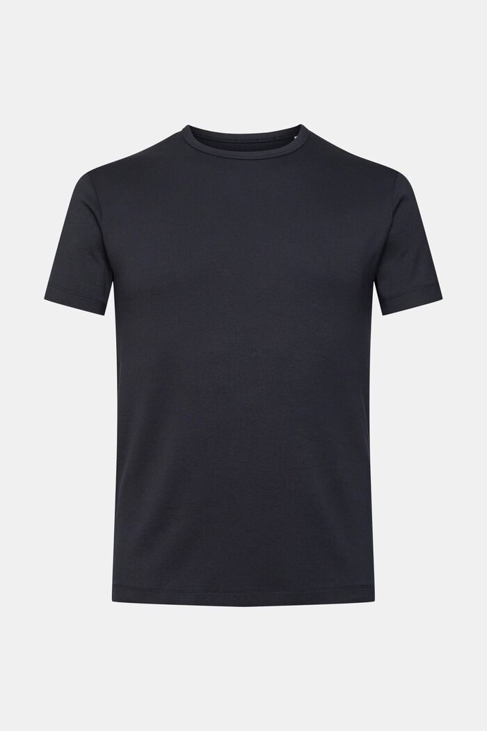 Jersey-T-Shirt in Slim Fit, BLACK, detail image number 6