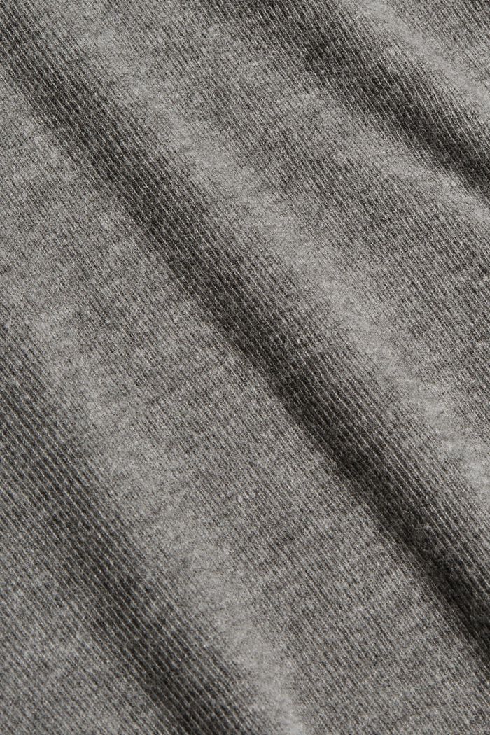 Sweatshirt aus Bio-Baumwoll-Mix, GUNMETAL, detail image number 4