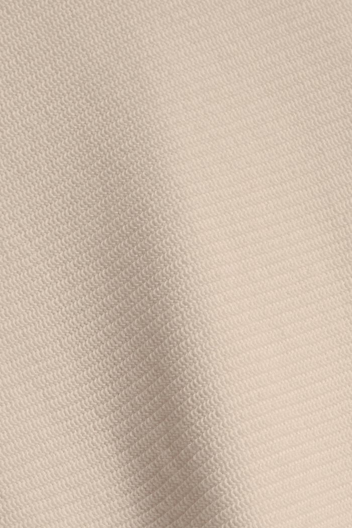 Hoodie mit Zippern aus 100% Baumwolle, LIGHT TAUPE, detail image number 5