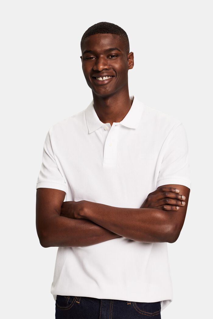Piqué-Poloshirt, WHITE, detail image number 0