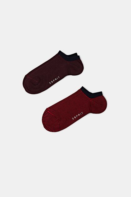 Sneaker socks, DARK RED/RED, overview