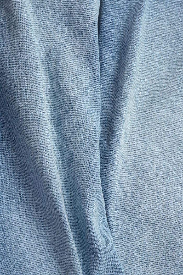 Baumwoll-Jeans mit Stretchkomfort, BLUE LIGHT WASHED, detail image number 4