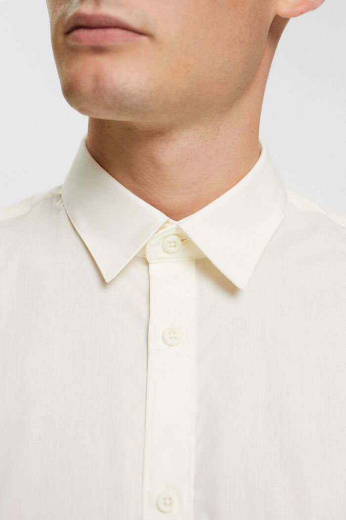 Nachhaltiges Baumwollhemd, OFF WHITE, detail image number 0