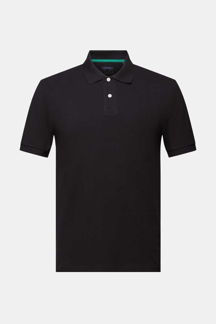 Piqué-Poloshirt, BLACK, detail image number 6