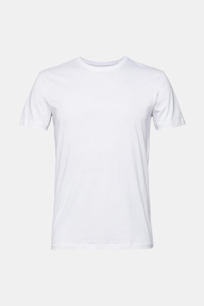 Jersey T-Shirt, 100% Baumwolle, WHITE, overview