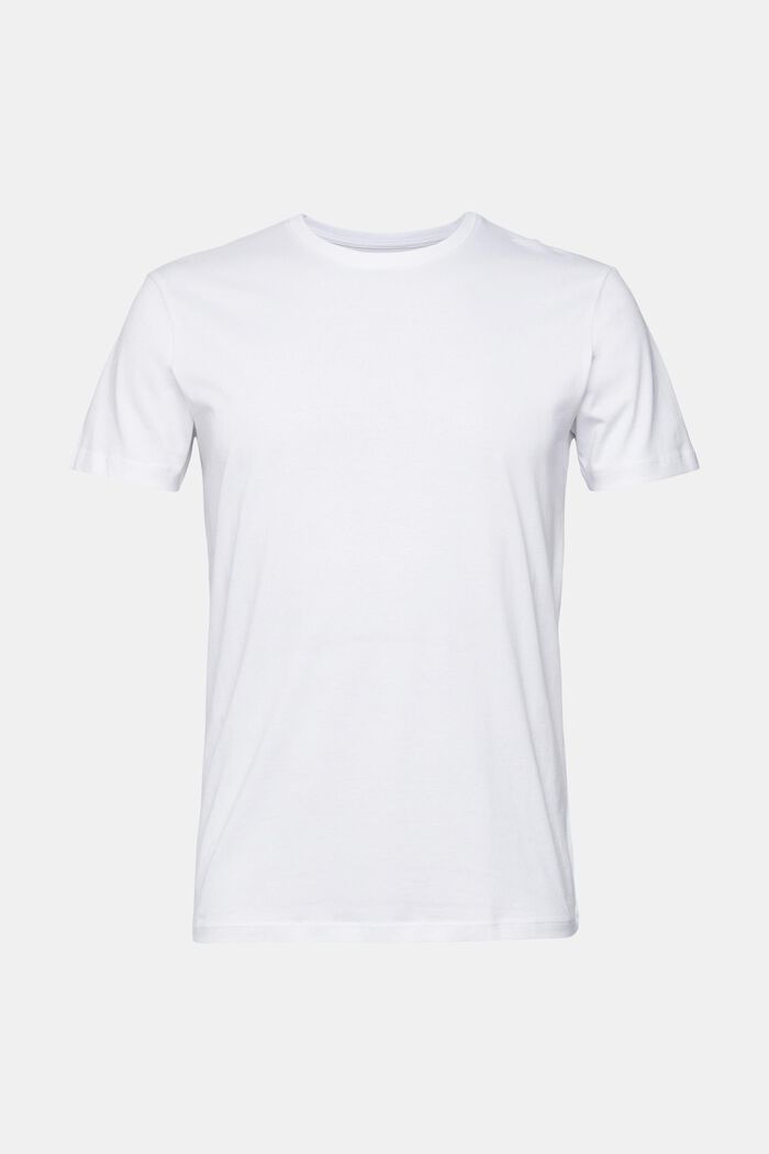 Jersey T-Shirt, 100% Baumwolle, WHITE, detail image number 7