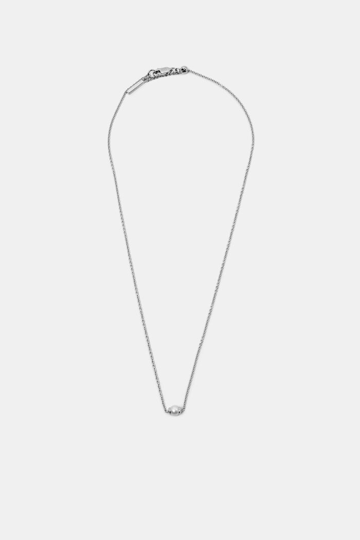 Halskette aus Sterlingsilber mit Anhänger, SILVER, detail image number 0