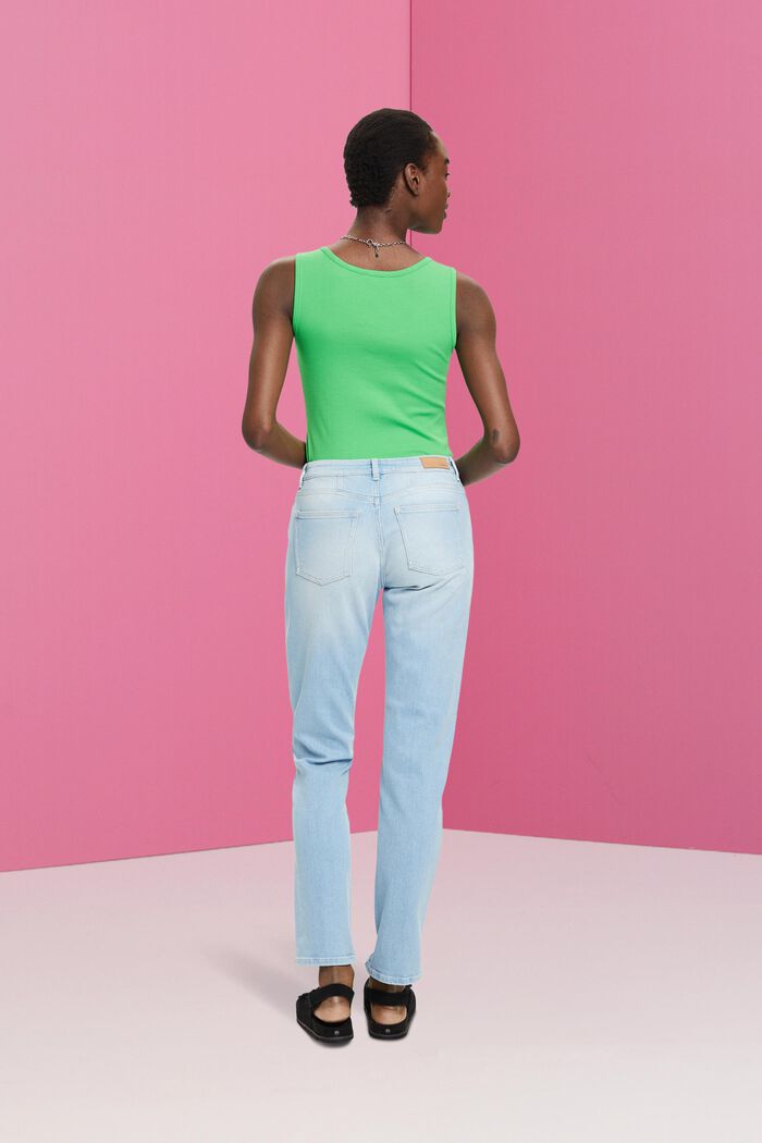 Slim-Fit-Jeans mit mittlerer Bundhöhe, BLUE BLEACHED, detail image number 3
