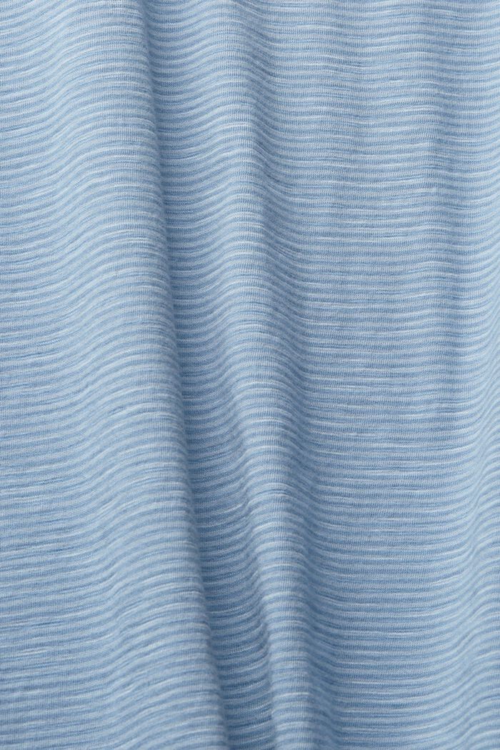 Jersey-T-Shirt mit Streifenmuster, BLUE, detail image number 5