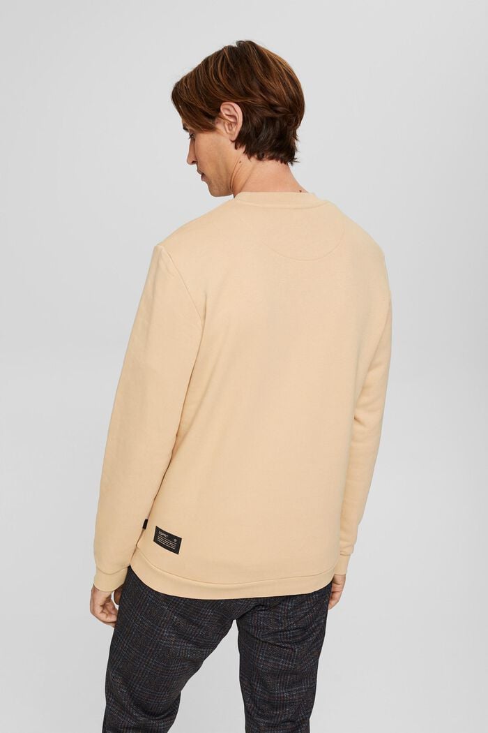 Sweatshirt mit Print aus Baumwoll-Mix, SAND, detail image number 3