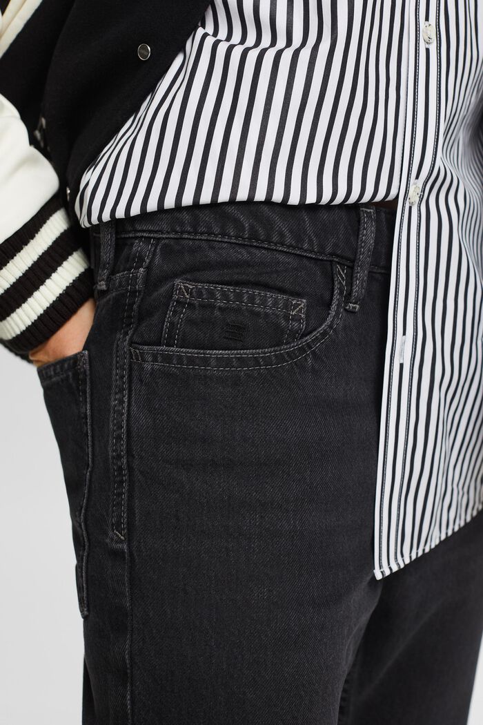 Bootcut Jeans mit mittelhohem Bund, BLACK DARK WASHED, detail image number 4