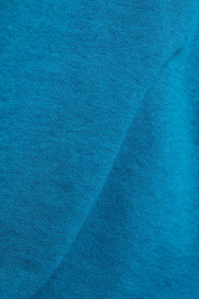 Pullover mit Brusttasche, TEAL BLUE, detail image number 6