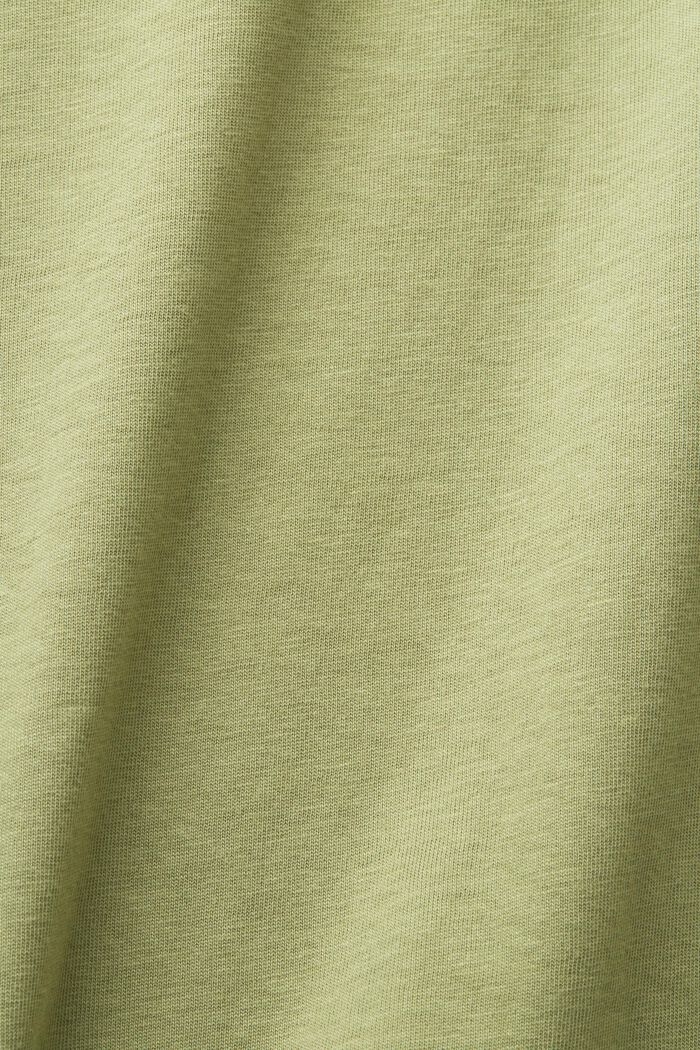 Baumwoll-T-Shirt, PISTACHIO GREEN, detail image number 4