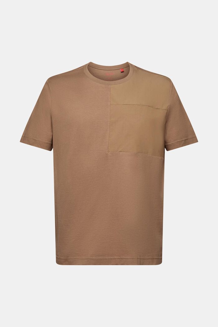 T-Shirt aus Jersey mit Brusttasche, BARK, detail image number 5