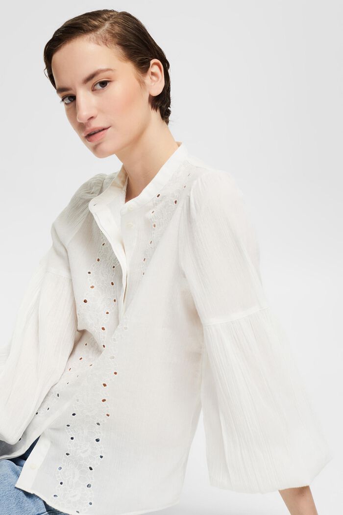 Blouses woven, OFF WHITE, detail image number 5