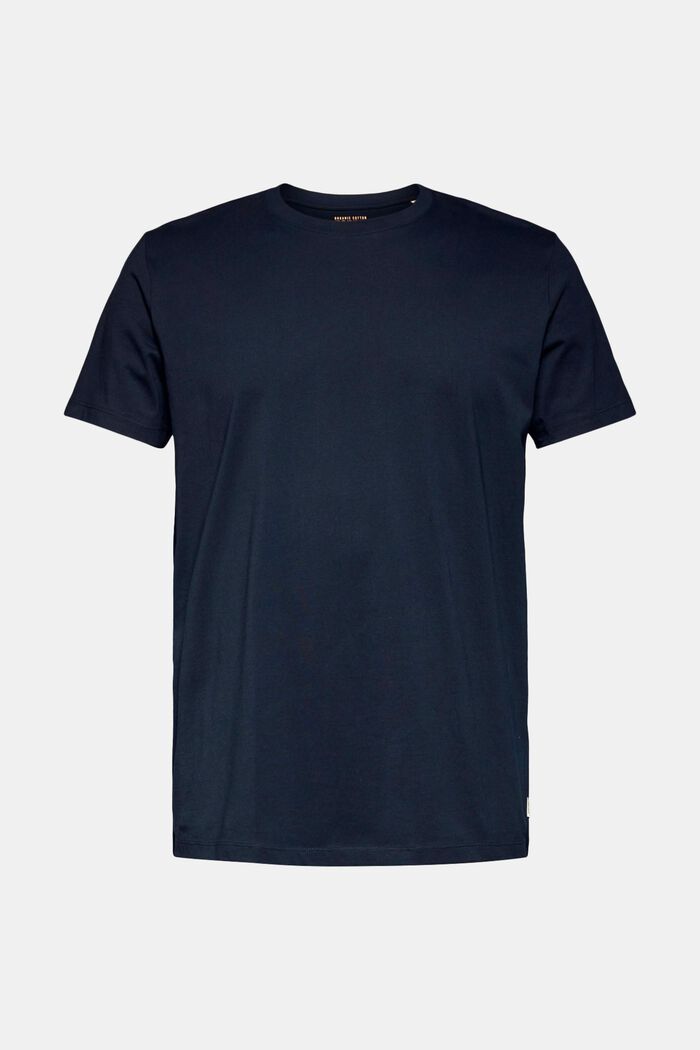 Jersey T-Shirt, 100% Baumwolle, NAVY, detail image number 0