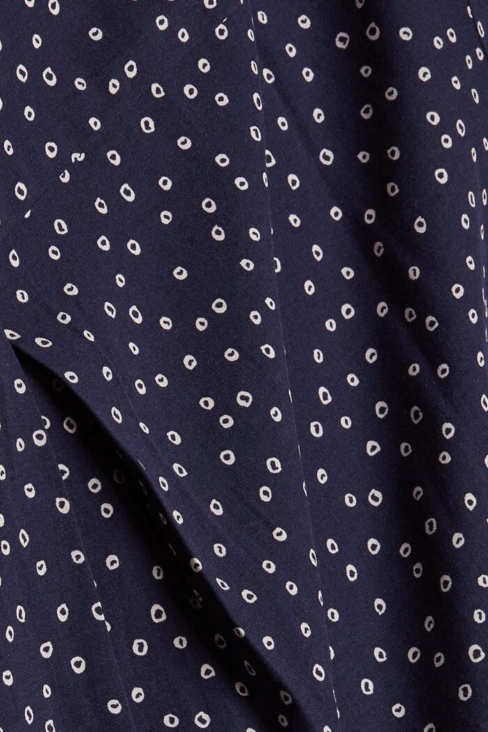 Henley-Bluse aus LENZING™ ECOVERO™, NEW NAVY, detail image number 4
