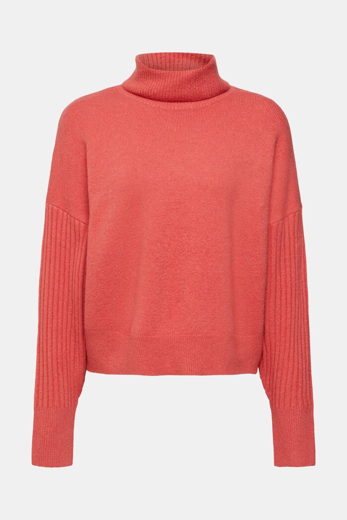 Sweaters, CORAL, detail image number 5