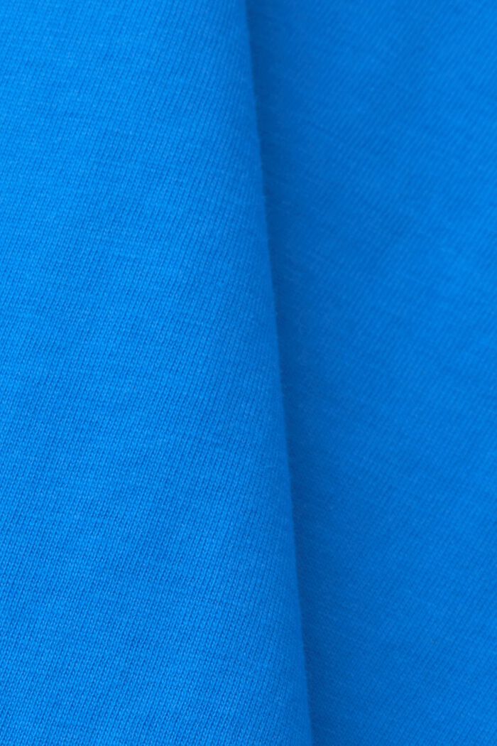 Basic-T-Shirt, 100 % Baumwolle, BRIGHT BLUE, detail image number 7