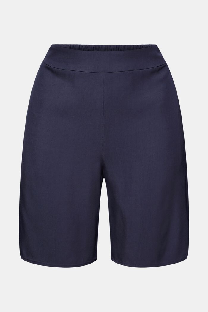 Shorts mit elastischem Bund, LENZING™ ECOVERO™, ANTHRACITE, detail image number 7