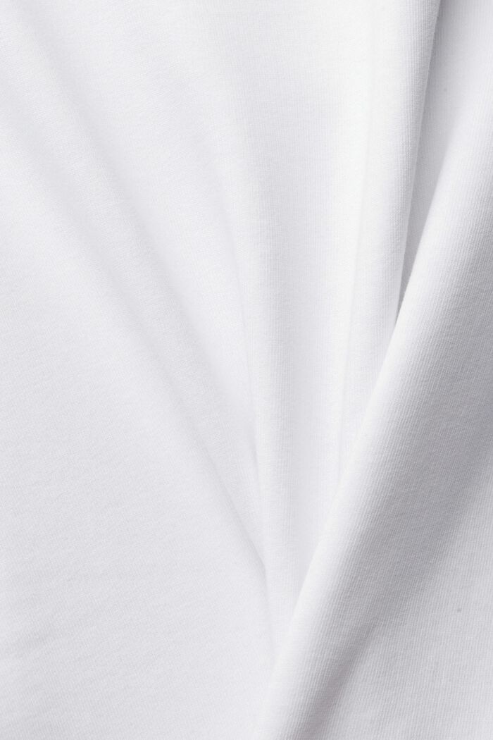 Recycelt: kurzärmeliges Sweatshirt, WHITE, detail image number 4