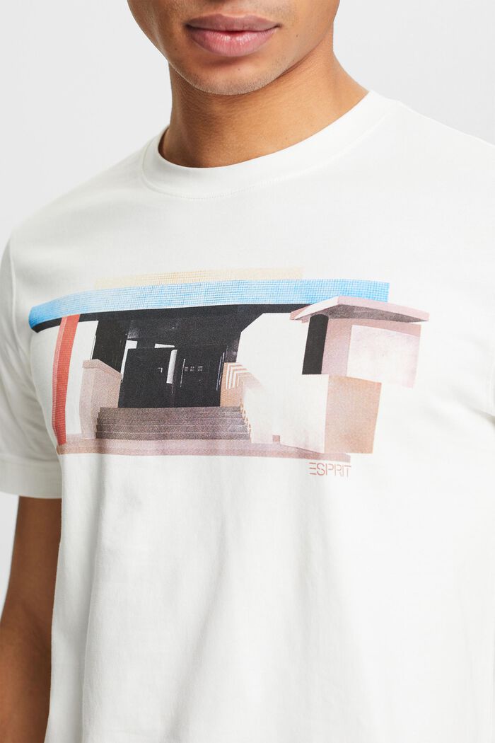 T-Shirt mit Grafikprint, OFF WHITE, detail image number 3
